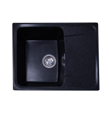 Кухонная мойка GranAlliance G-22, черный,580х470х195