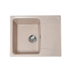 Кухонная мойка GranAlliance G-22, песок,580х470х195