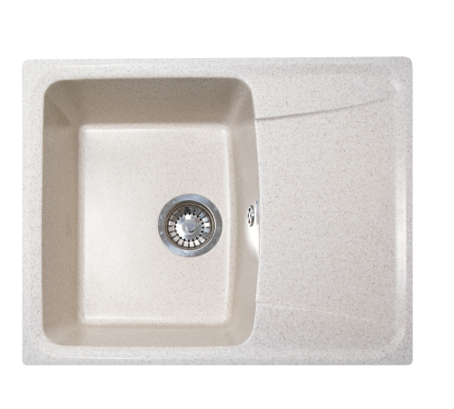 Кухонная мойка GranAlliance G-22, бежевый,580х470х195