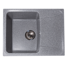 Кухонная мойка GranAlliance G-22, темно-серый,580х470х195