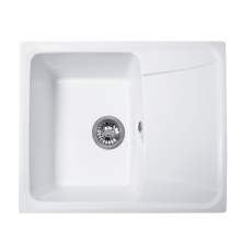 Кухонная мойка GranAlliance G-22, молочный,580х470х195
