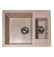 Кухонная мойка GranAlliance G-52, песок,595х480х200