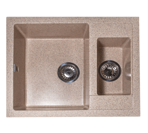 Кухонная мойка GranAlliance G-52, песок,595х480х200