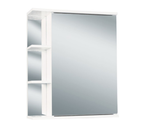 Зеркало-шкаф Классик 60" ПРАВОЕ/белое 600х150х700 RADO