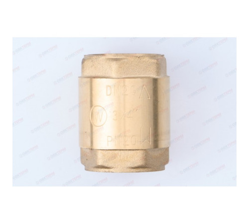 Клапан обратный CTM 3/4" латунный шток