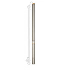 Насос скважинный центробежный PROFLINE STANDART-3SD 1-40 (750 Вт. 50л/мин, Н-60м, каб.40 м)