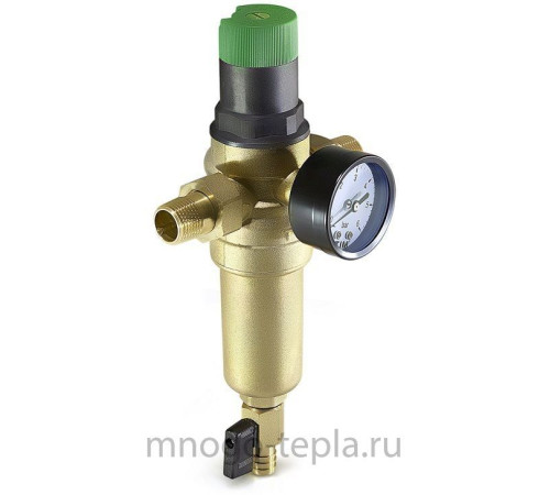 Фильтр-редуктор  с манометром TIM JH2007  3/4" с металлическим  корпусом
