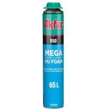 Пена профессиональная монтажная Akfix 65, 850 грамм