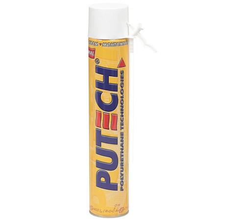 Пена бытовая (руч.) монтажная PUTECH 750 мл