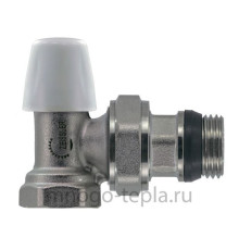 Кран радиаторный OASIS нижний угловой 1/2" (ZEISSLER)