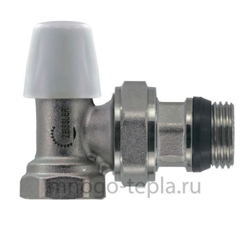 Кран радиаторный OASIS нижний угловой 1/2" (ZEISSLER)