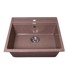 Кухонная мойка GranAlliance G-21м, терракот,555*495*210