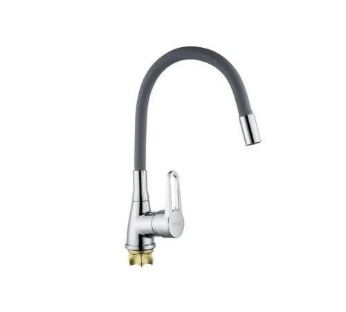 CHAMPION SOP REFL.GREY  ГАЙКА 014-045  (NUT)  Смеситель для кухни на кар Ø35 с гибким изливом СЕРЫЙ