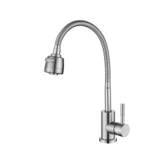 KLG 158-304 CмеСитель для кухни C гибким изливом