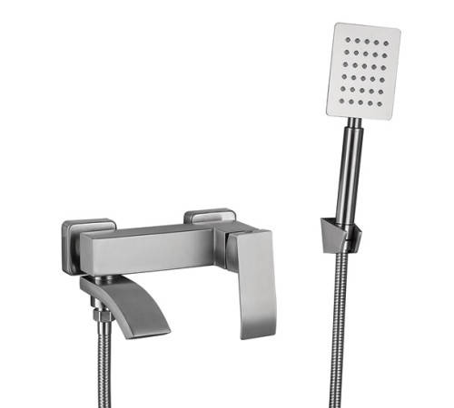 SUS FMARK 006 FS8624-1 Смеситель д/ванны моноблок европерек. нерж.sus304