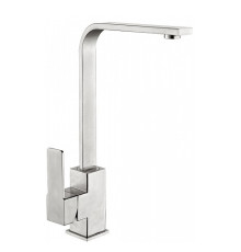 SUS FMARK 008  FS8132 Смеситель д/кухни  высокий КВАДРО  нерж.sus304