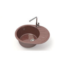Мойка глянец  L10G37 Тейлор  ТЕРРАКОТ  575x440x215  "GLANZ"