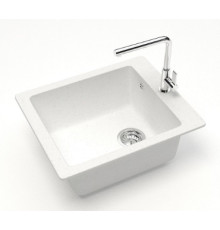 Мойка мат.   J8G31  Линди  БЕЛЫЙ  500x425x195  "GLANZ"
