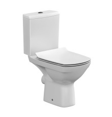 (ОПТ) CARINA NEW CLEAN ON 011 Компакт 3/5 с кр.дюро.SLIM Lift, easy-off белый