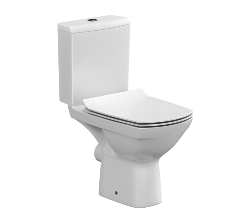 (ОПТ) CARINA NEW CLEAN ON 011 Компакт 3/5 с кр.дюро.SLIM Lift, easy-off белый