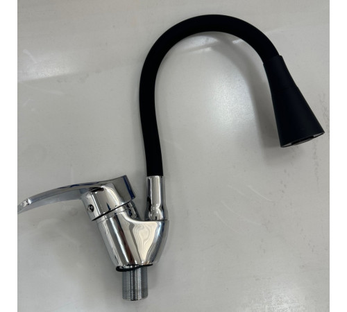 CHAMPION YUB 011-279 (NUT) REFLECTOR BLACK ГАЙКА Смес.для кухни на кар Ø40 с гибким изливЧЕРНЫЙ ZING
