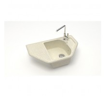 Мойка мат.  J22G33 (22/Q2)   БЕЖЕВЫЙ  800x500x175  "КАРЕЛЬСКИЙ КАМЕНЬ"