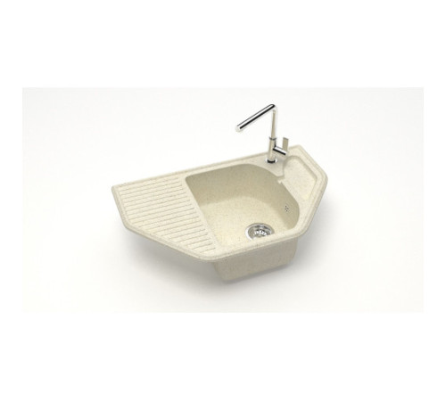 Мойка мат.  J22G33 (22/Q2)   БЕЖЕВЫЙ  800x500x175  "КАРЕЛЬСКИЙ КАМЕНЬ"
