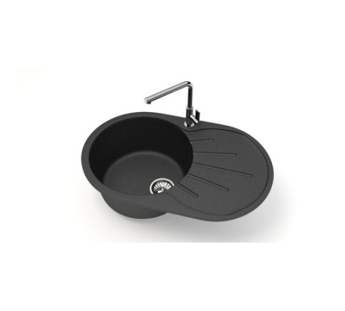 Мойка мат. J110G32 (110/Q4) Касандра  АНТРАЦИТ  730x450x210  "GLANZ"