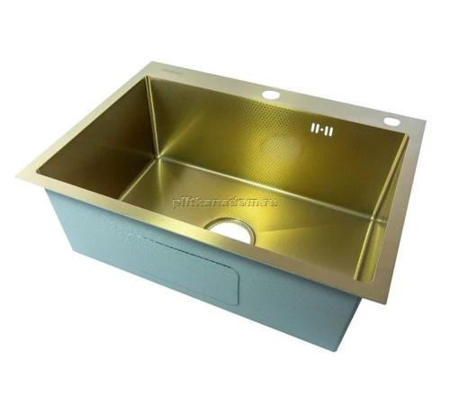 Мойка настол. монтаж FMark FSC-003-C БРОНЗА 75*46 (3,0) 21 см