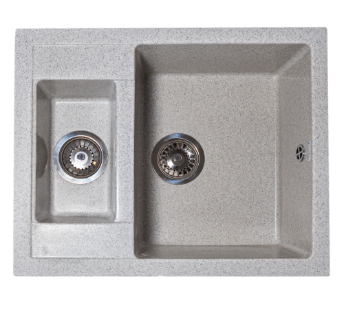 Кухонная мойка GranAlliance G-52, графит,595х480х200