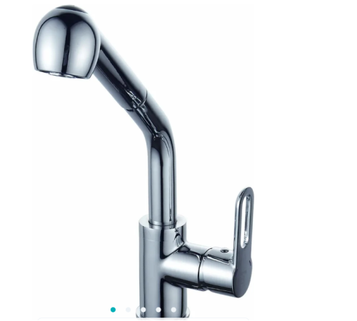 DIADONNA D80-660113 ГАЙКА  Смеситель для кухни на кар ⌀40 с вытяжной лейкой ЛАТУНЬ