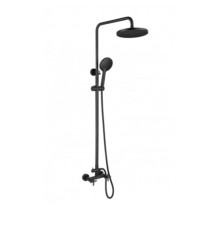 FMARK SUS FS8345H  Душевая стойка ЧЁРНЫЙ со смесителем картридж d/ нерж.35