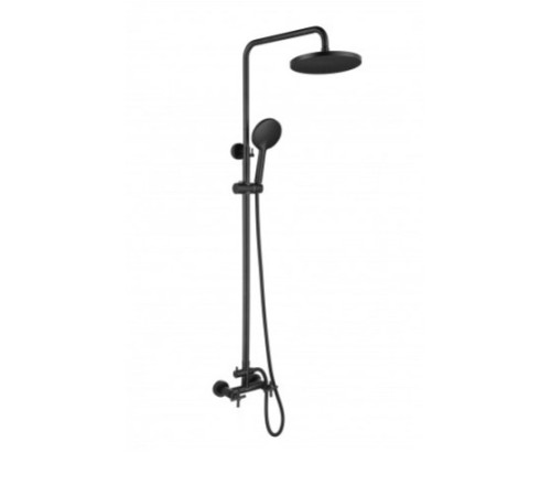 FMARK SUS FS8345H  Душевая стойка ЧЁРНЫЙ со смесителем картридж d/ нерж.35