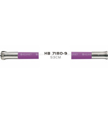 HB 7179-9  PURPLE  излив гибкий силиконовый Длина 55см S304 ФИОЛЕТОВЫЙ