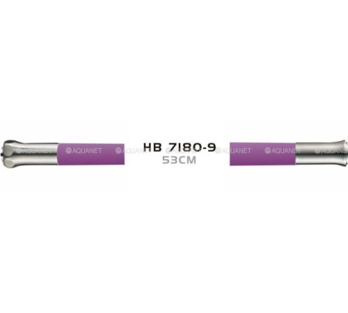 HB 7179-9  PURPLE  излив гибкий силиконовый Длина 55см S304 ФИОЛЕТОВЫЙ