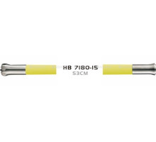 HB 7180-15 YELLOV излив гибкий силиконовый Длина 55см S304 ЖЕЛТЫЙ