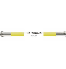 HB 7180-15 YELLOV излив гибкий силиконовый Длина 55см S304 ЖЕЛТЫЙ