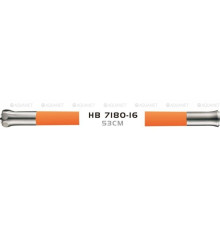 HB 7180-16 ORANGE гибкий силиконовый излив нерж. SUS304 (ОРАНЖЕВЫЙ)