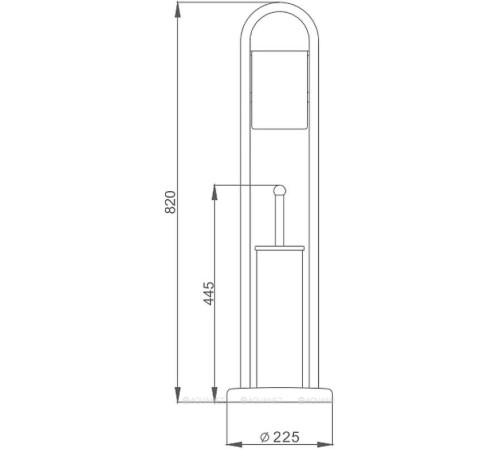 HB903 Напольный ершик