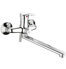 LEDEME L 2214-В (Смеситель для ванны+длин.изливом)