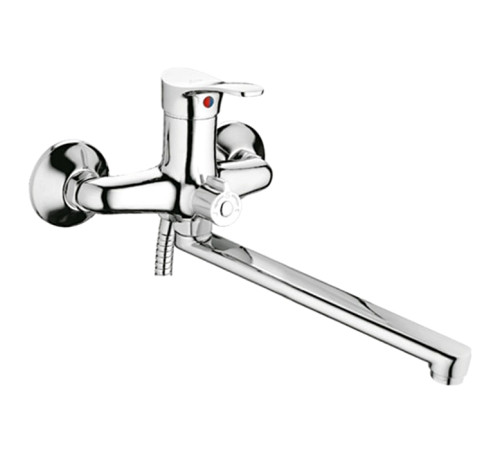 LEDEME L 2214-В (Смеситель для ванны+длин.изливом)