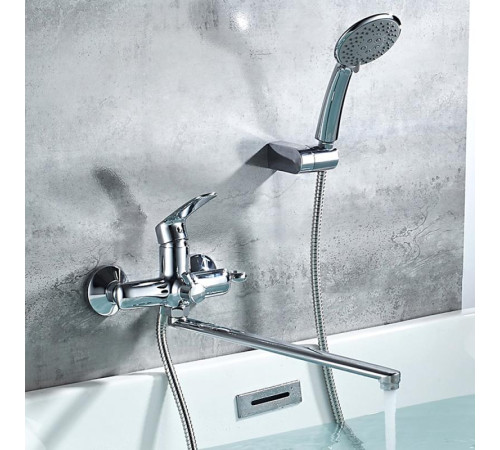 LEDEME L 2272 Смеситель для ванны + длин. изливом