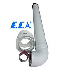 Комплект коакс ECA  ( труба + уголок)