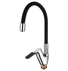 LEDEME L 4153-2 Черный кух. смес. + силиконовый