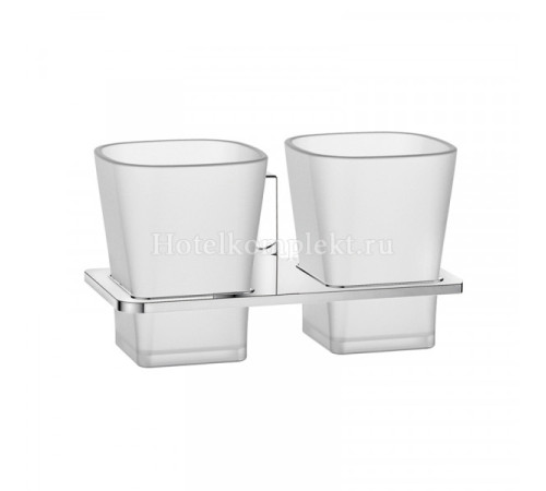 LEDEME L30308  (Держатель с 2-мя стаканами(стекло))