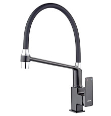 LEDEME L4078U-12 ( Графит, смес. для кухни с гайкой)