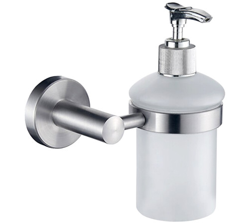 LEDEME L71727 Дозатор настенный стекло НЕРЖ