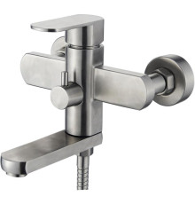 LEDEME L73216 Смеситель для ванны с коротким зливом  из нержав. стали
