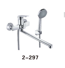 KLG 2-297 Смеситель для ванны, длинный нос