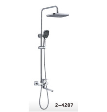 KLG 2-4287 Душевая система с верхним душем и ручной лейкой, с коротким изливом